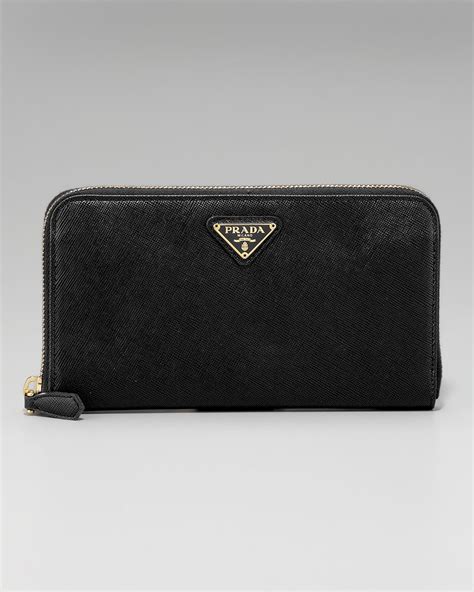 prada zipper wallet